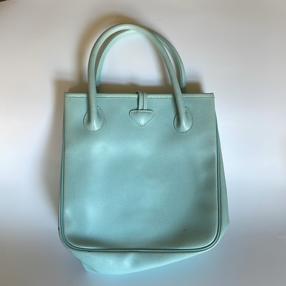 Longchamp aqua blue leather handbag - Picture 2 of 6